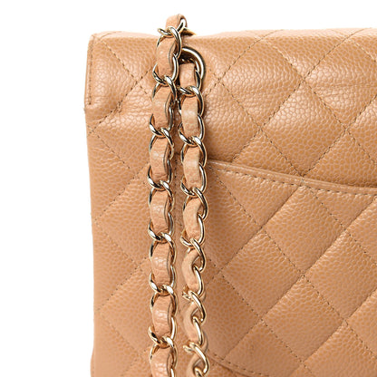 Chanel Caviar Quilted Small Double Flap Beige 16 of 16