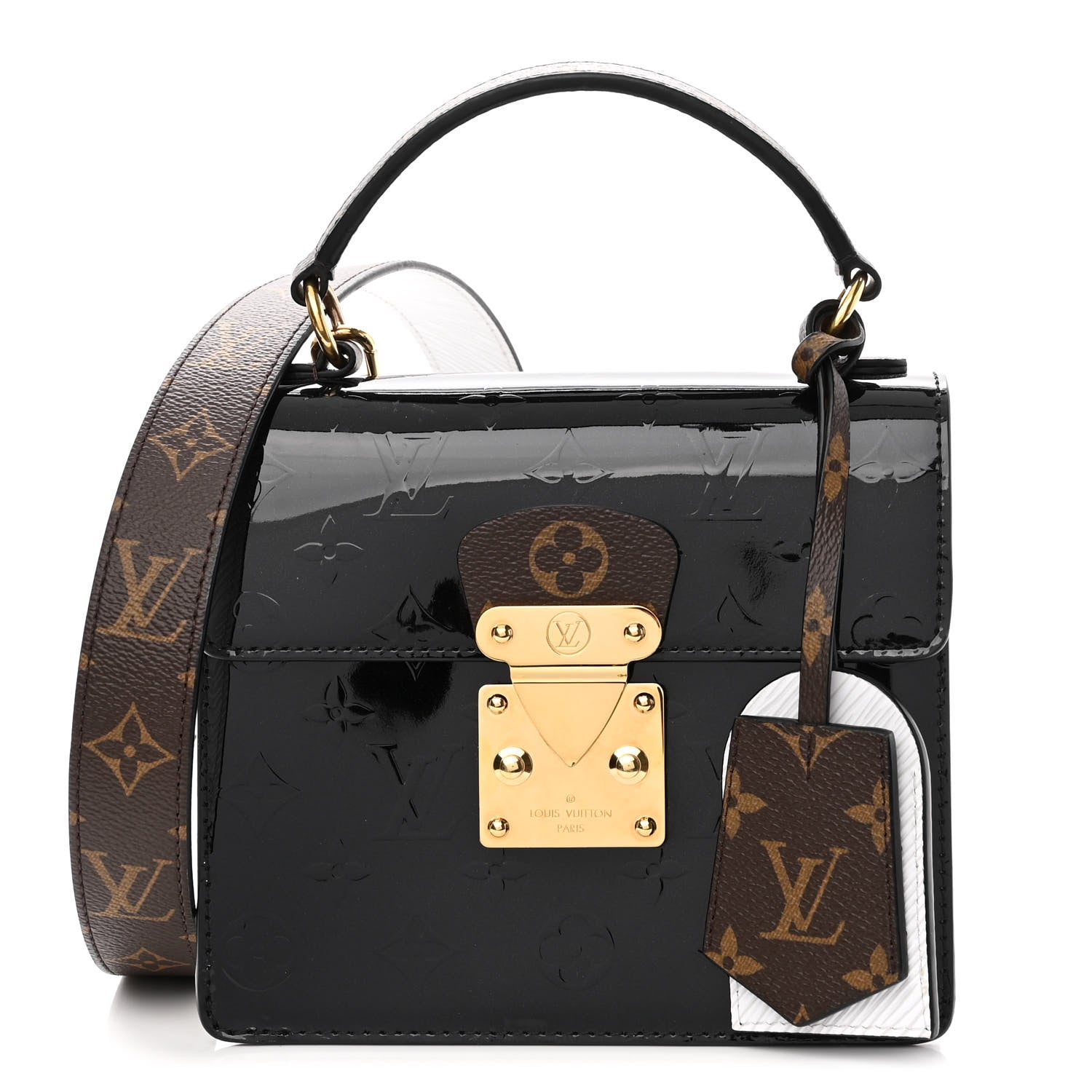 Louis Vuitton Vernis Epi Monogram Spring Street Black 1 of 10