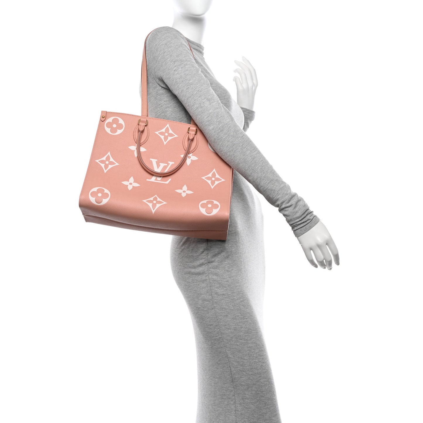 Empreinte Monogram Giant Onthego MM Rose Trianon Creme