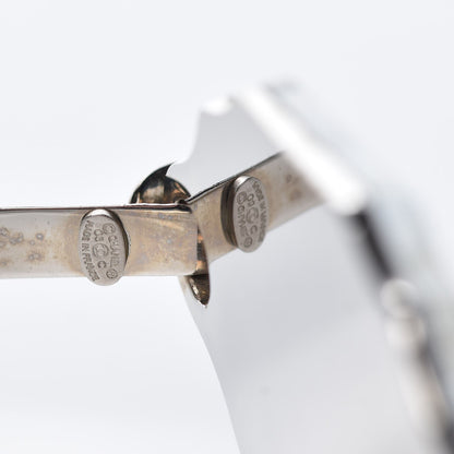 Chanel Resin Mirror CC Bangle Silver 7 of 9
