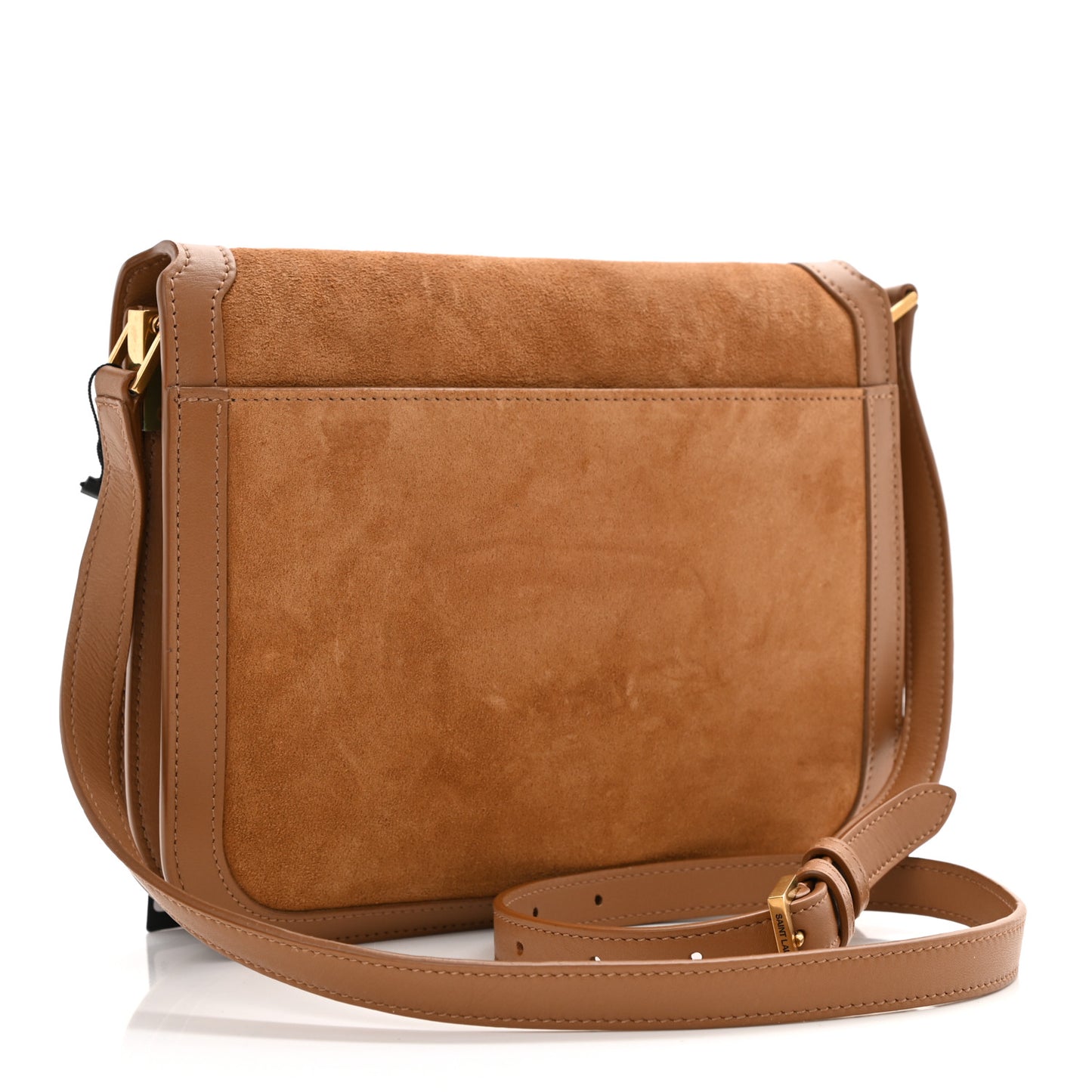 Suede Smooth Calfskin Monogram Medium Solferino Soft Satchel Cinnamon
