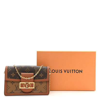 Louis Vuitton Reverse Monogram Dauphine Chain Wallet 10 of 10