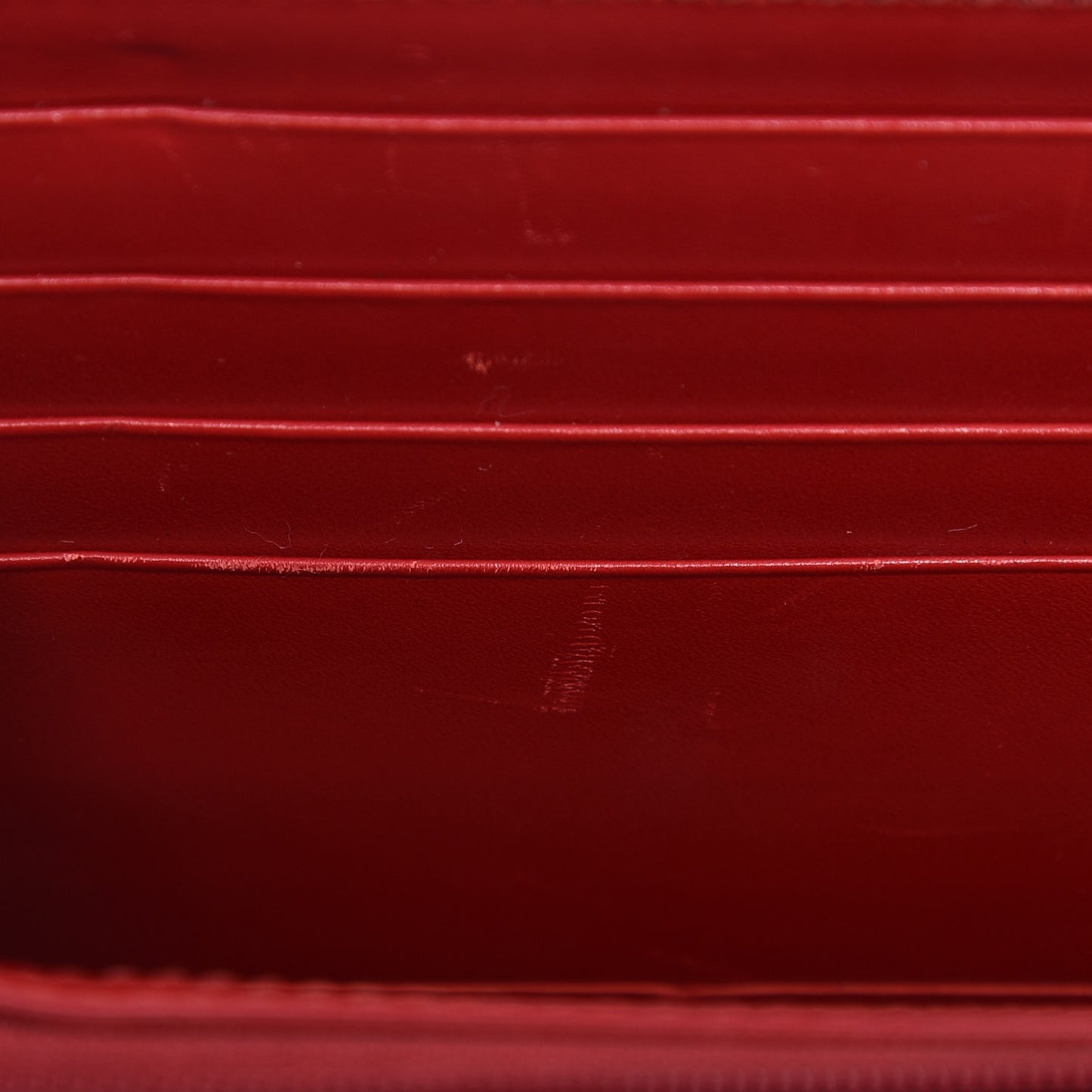 Guccissima Signature Travel Document Case Hibiscus Red