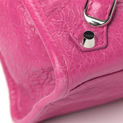 Balenciaga Agneau Classic Silver Hardware S City Rose Magenta 5 of 5