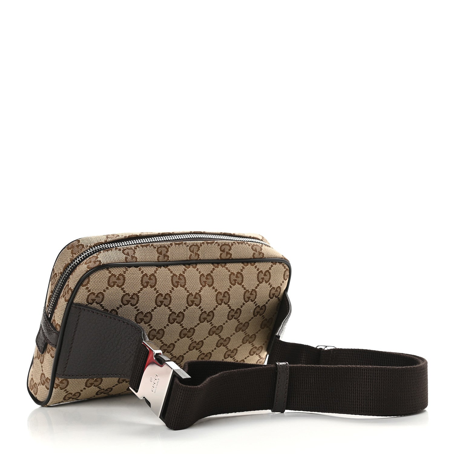 Gucci Monogram Belt Bag Dark Brown 3 of 9