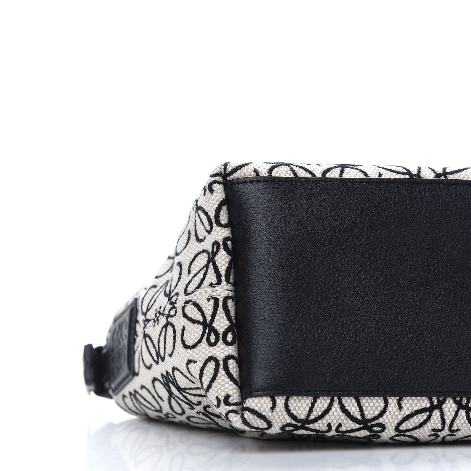 Loewe Jacquard Anagram Calfskin Small Cubi Bag Ecru Black 8 of 9