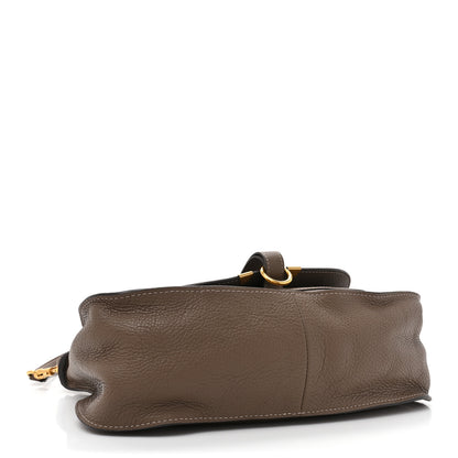 Chloe Calfskin Medium Marcie Satchel Army Green 4 of 9