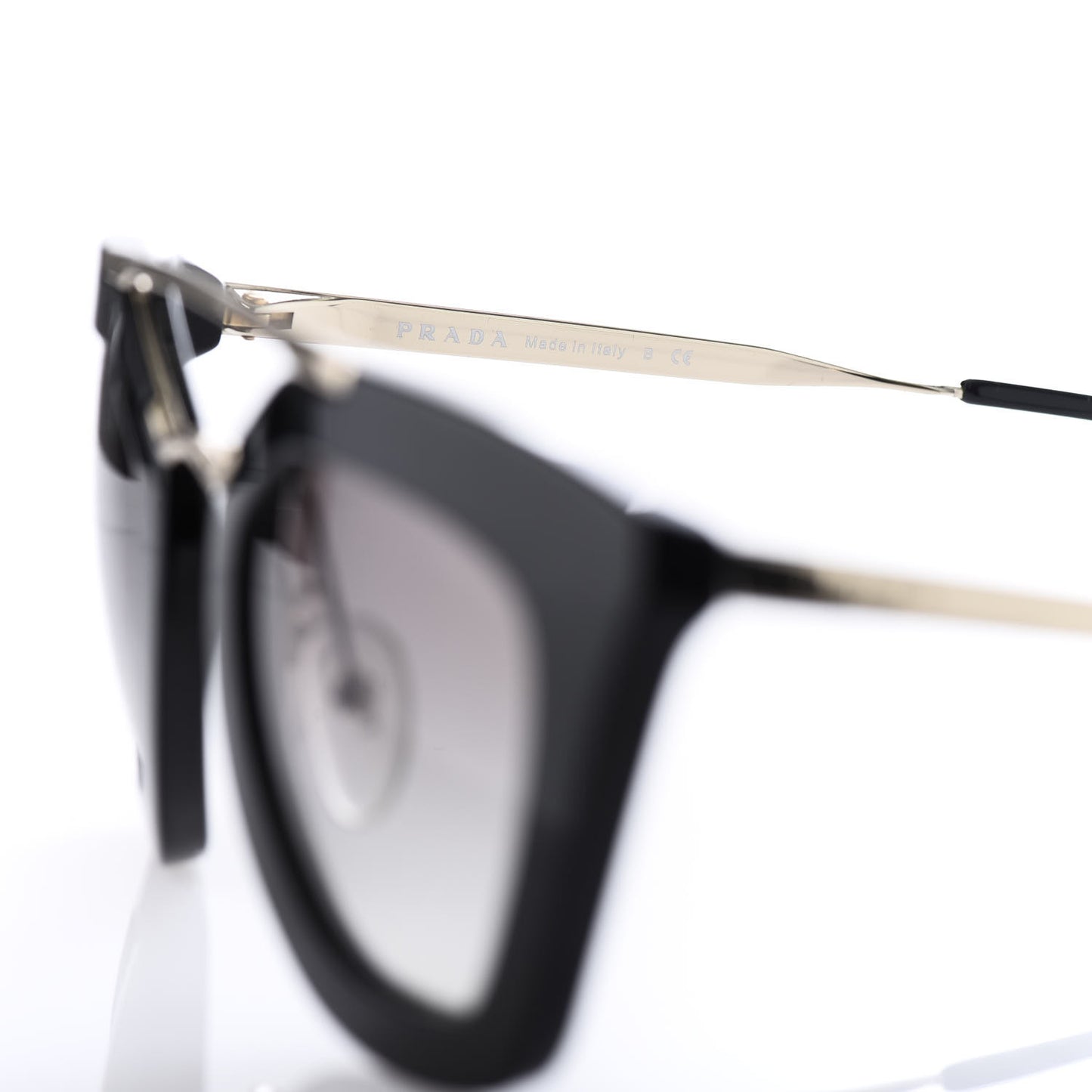 Acetate Cinema Sunglasses SPR 09Q Black