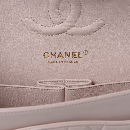 Chanel Lambskin Quilted Medium Double Flap Pink 7 of 10