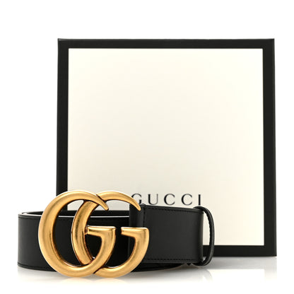 Gucci Calfskin Double G 40mm Belt 80 32 Black 7 of 7