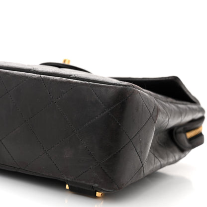 Chanel Lambskin Quilted Backpack Dark Brown 11 of 11
