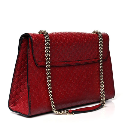 Gucci Microguccissima Medium Emily Chain Shoulder Bag Red 3 of 17