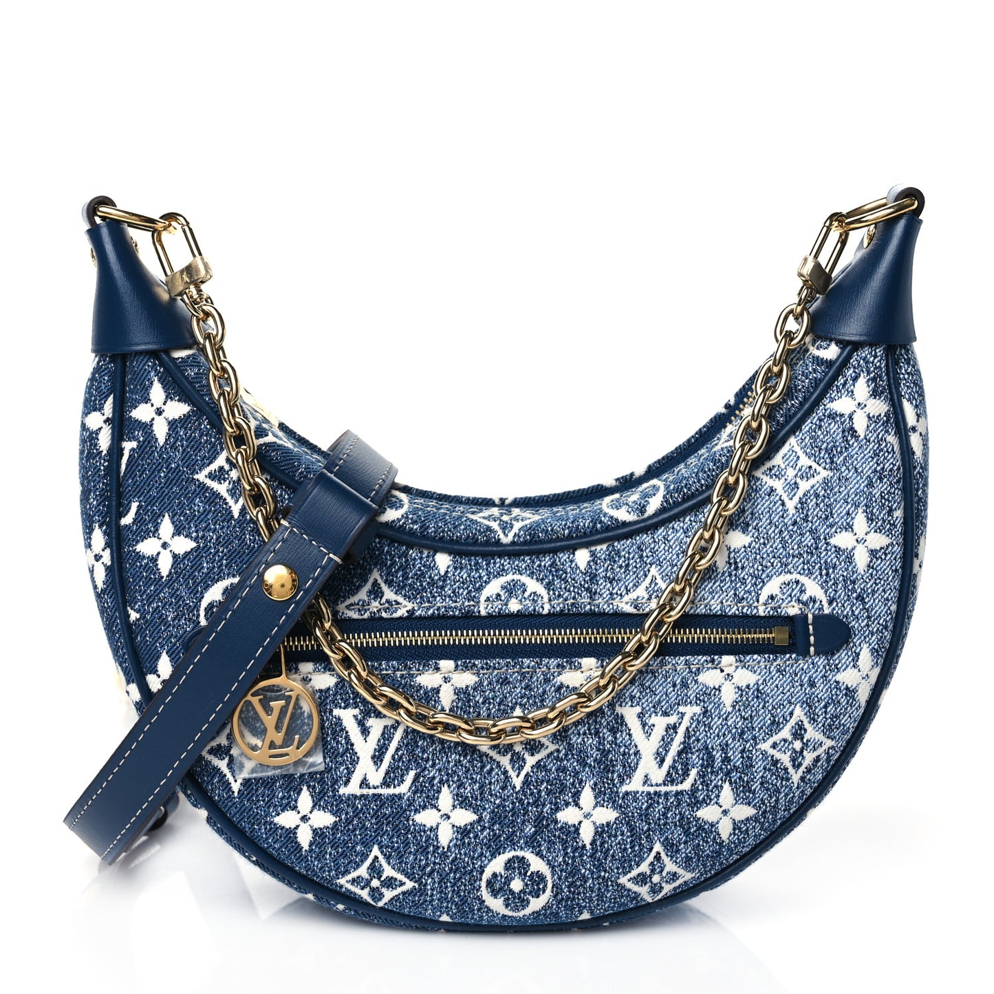 Monogram Jacquard Denim Loop Bleu