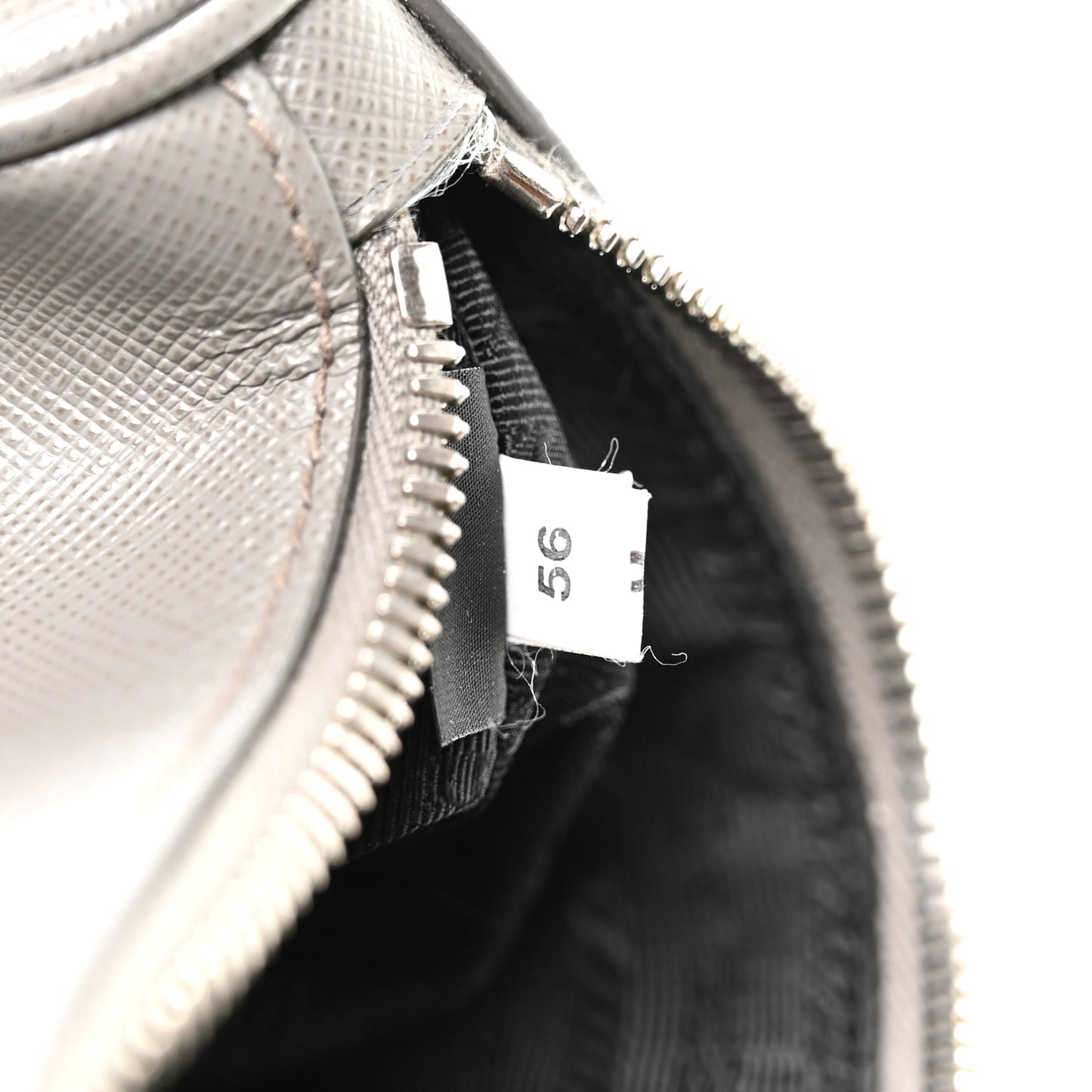 Saffiano Travel Pocket Zippered Shoulder Bag Marmo