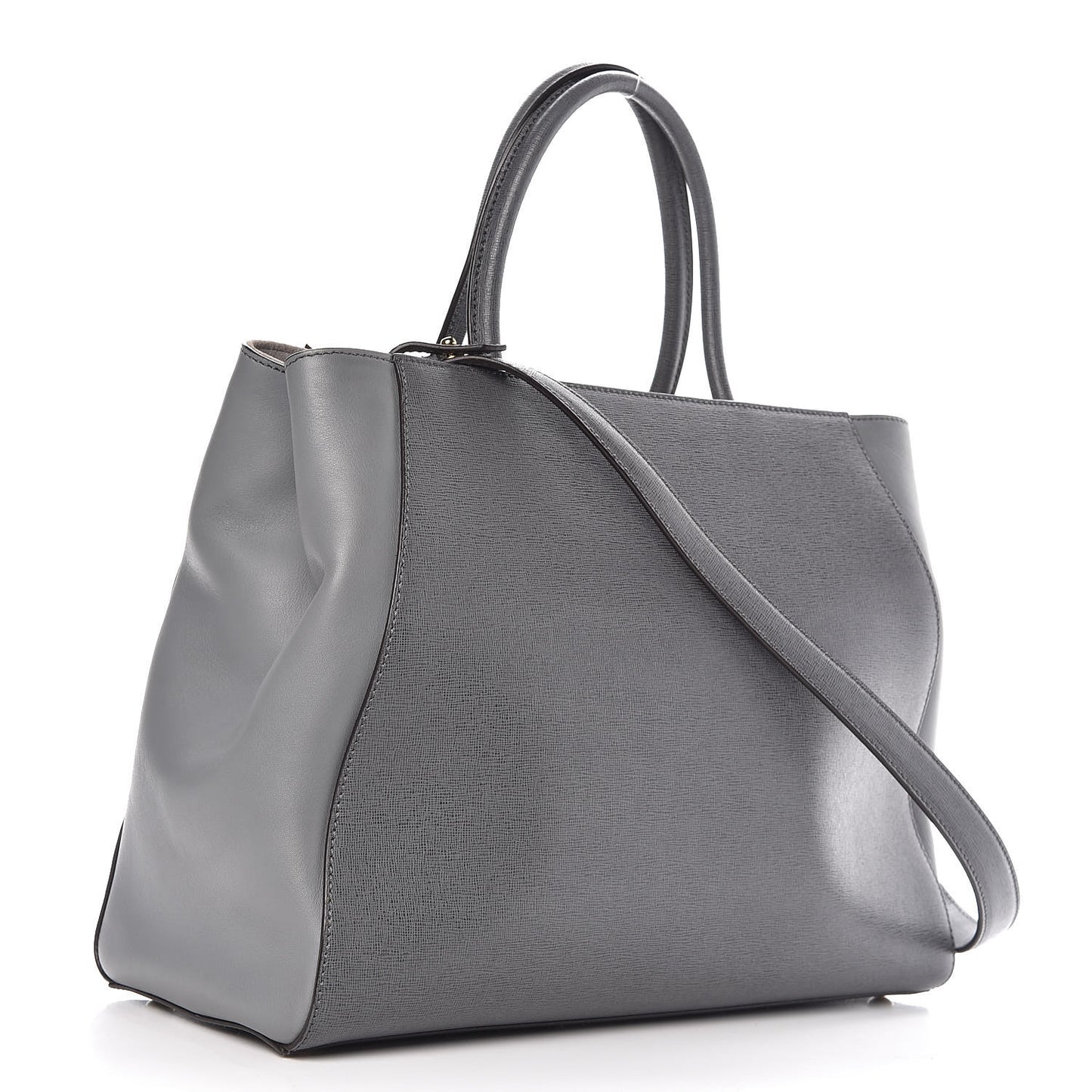 Vitello Elite Flamingo Regular 2Jours Tote Grigio Grigio Chiaro