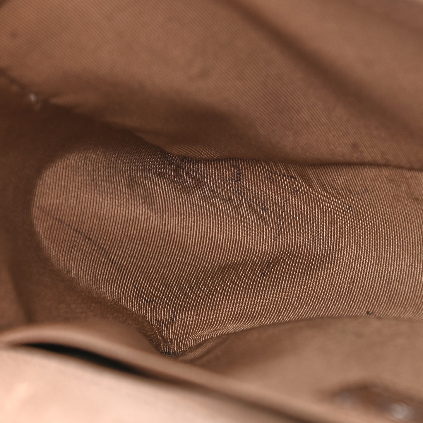 Metallic Calfskin Quilted Medium Boy Flap Taupe