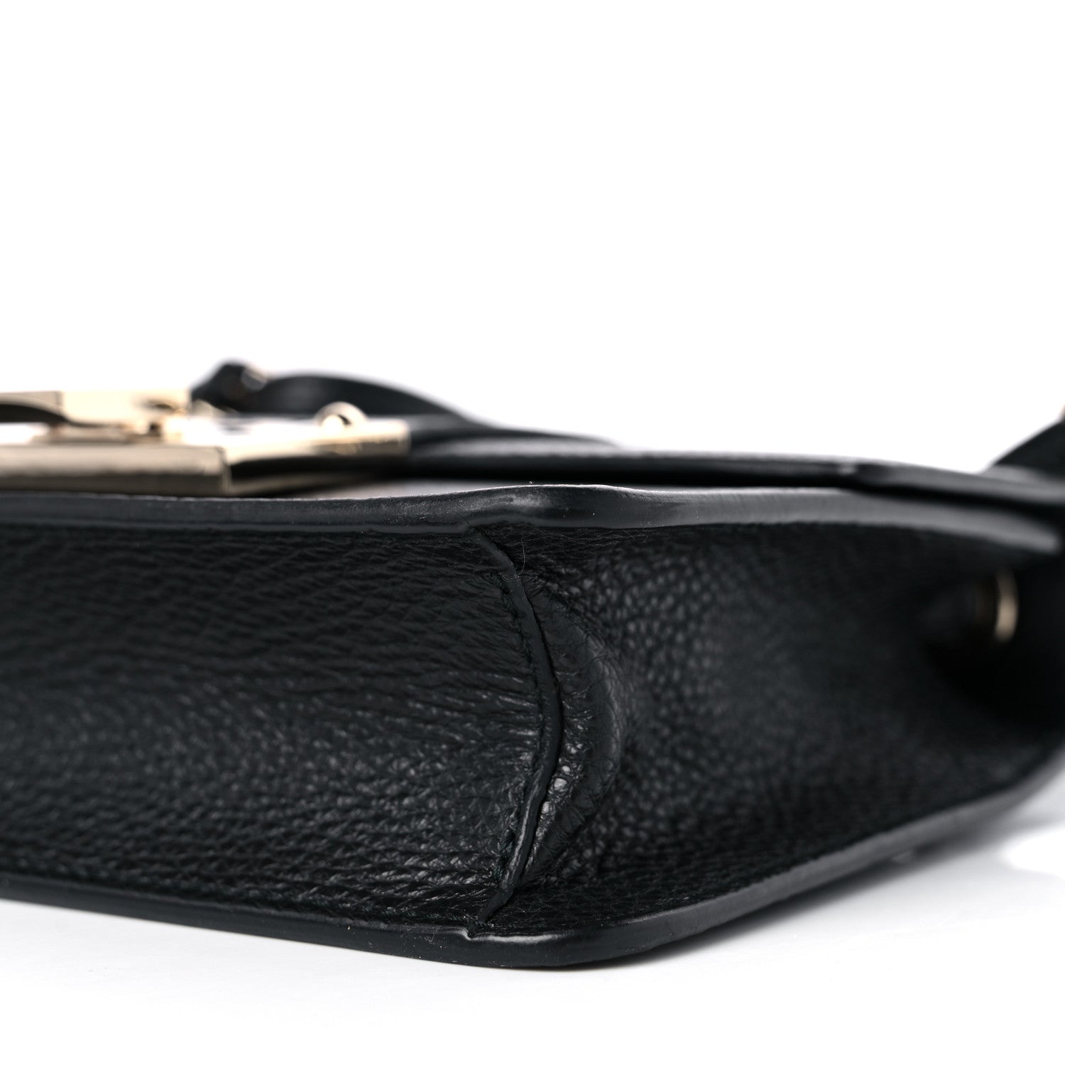 Jimmy Choo Grainy Pebbled Rebel Crossbody Bag Black 8 of 8