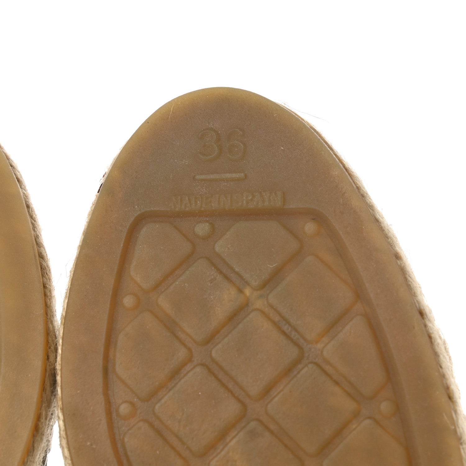 Chanel Lambskin Grosgrain CC Espadrilles 36 Grey 6 of 9
