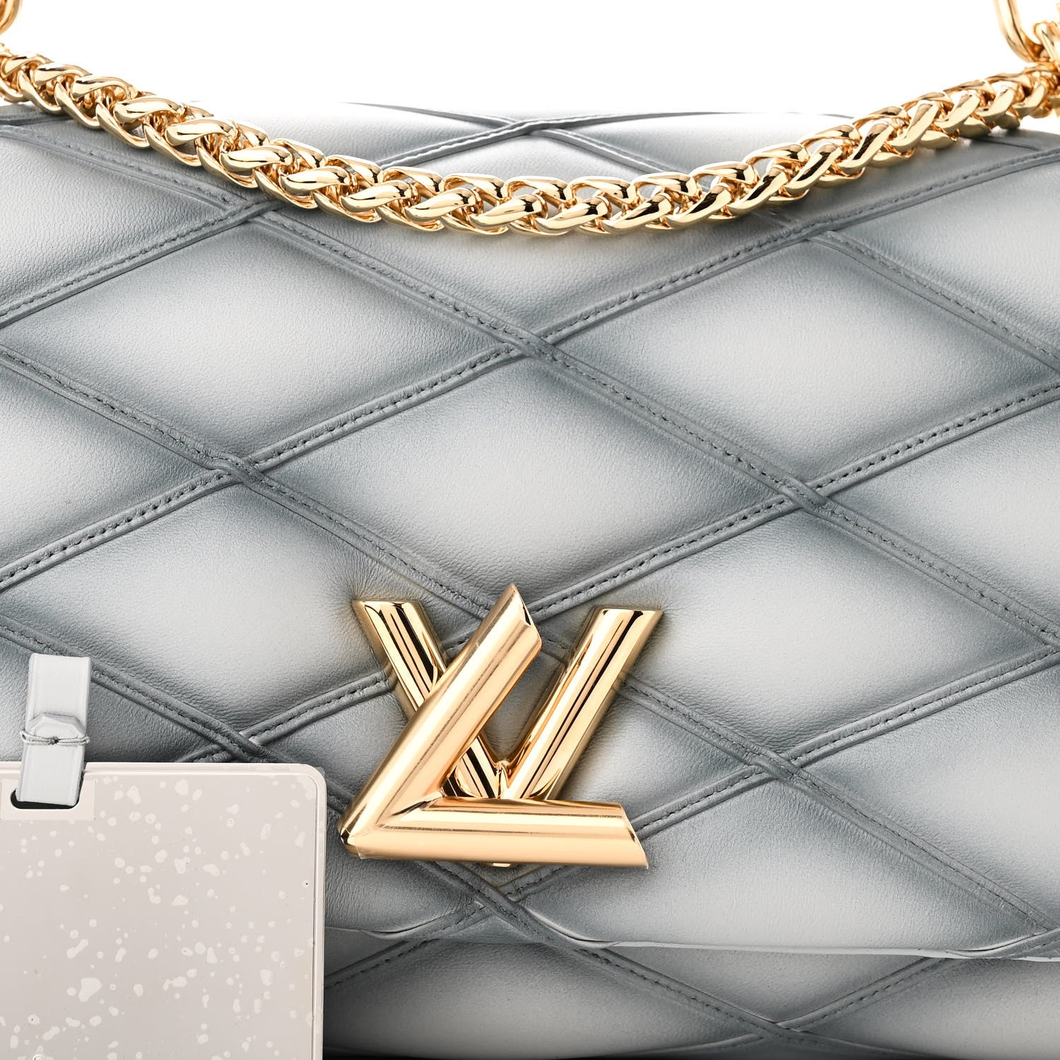 Louis Vuitton Lambskin Malletage GO-14 MM Ecume 7 of 9