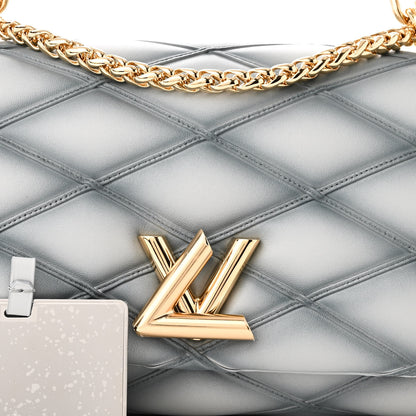 Louis Vuitton Lambskin Malletage GO-14 MM Ecume 7 of 9