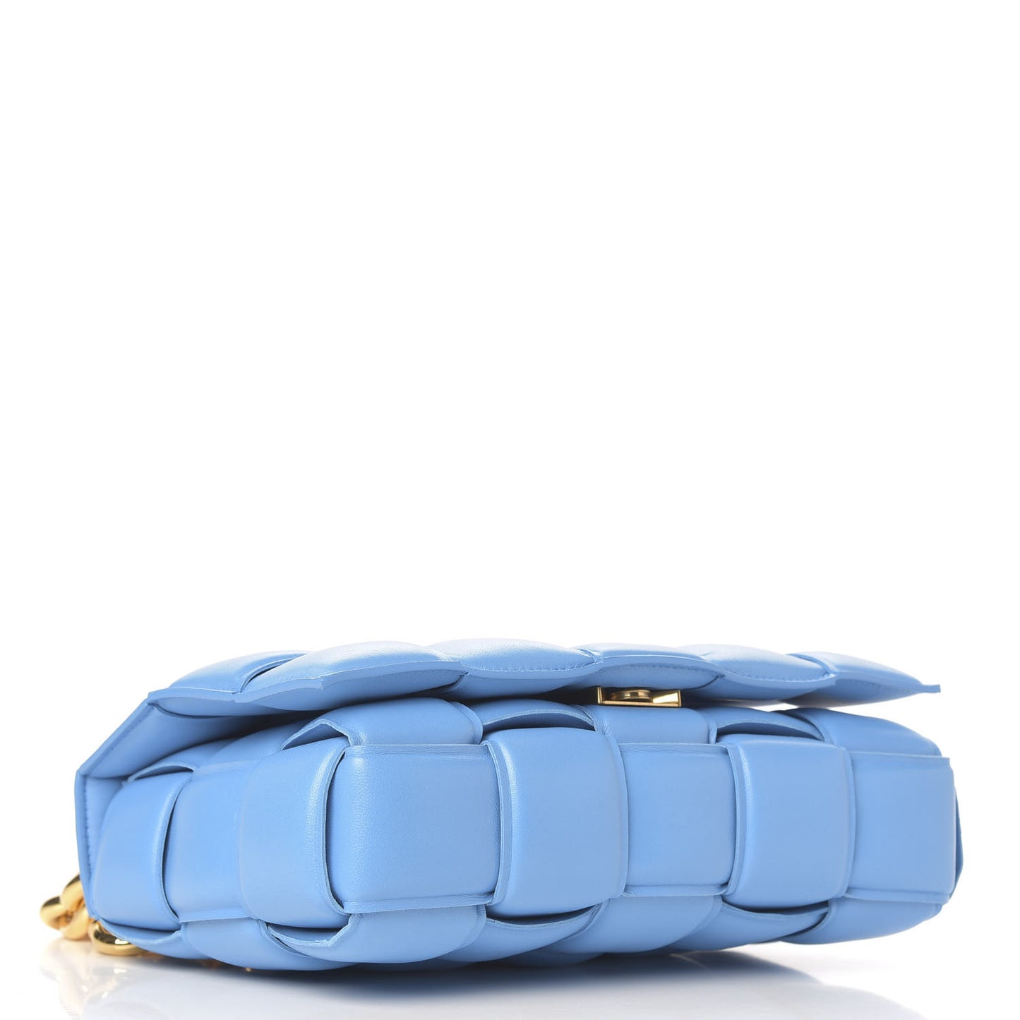 Lambskin Maxi Intreccio Padded Chain Cassette Crossbody Bag