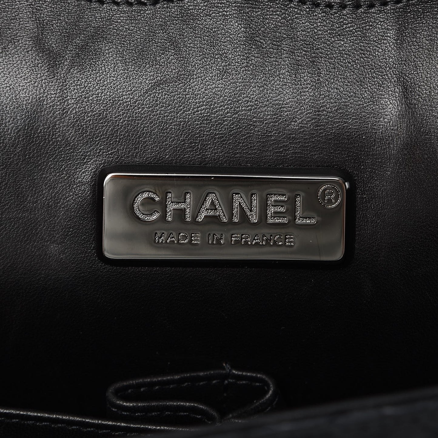 Matte Python Maxi Double Flap Black