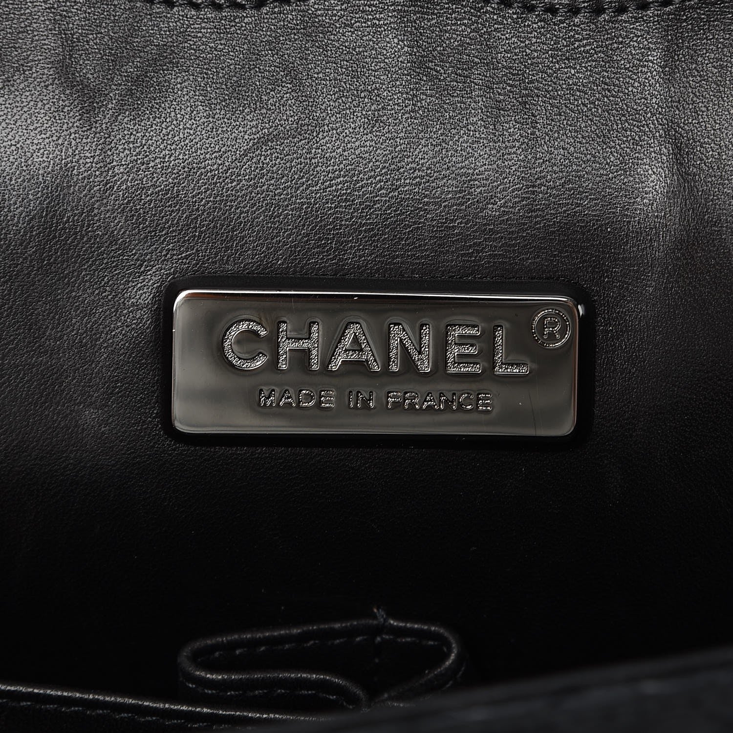 Chanel Matte Python Maxi Double Flap Black 6 of 13
