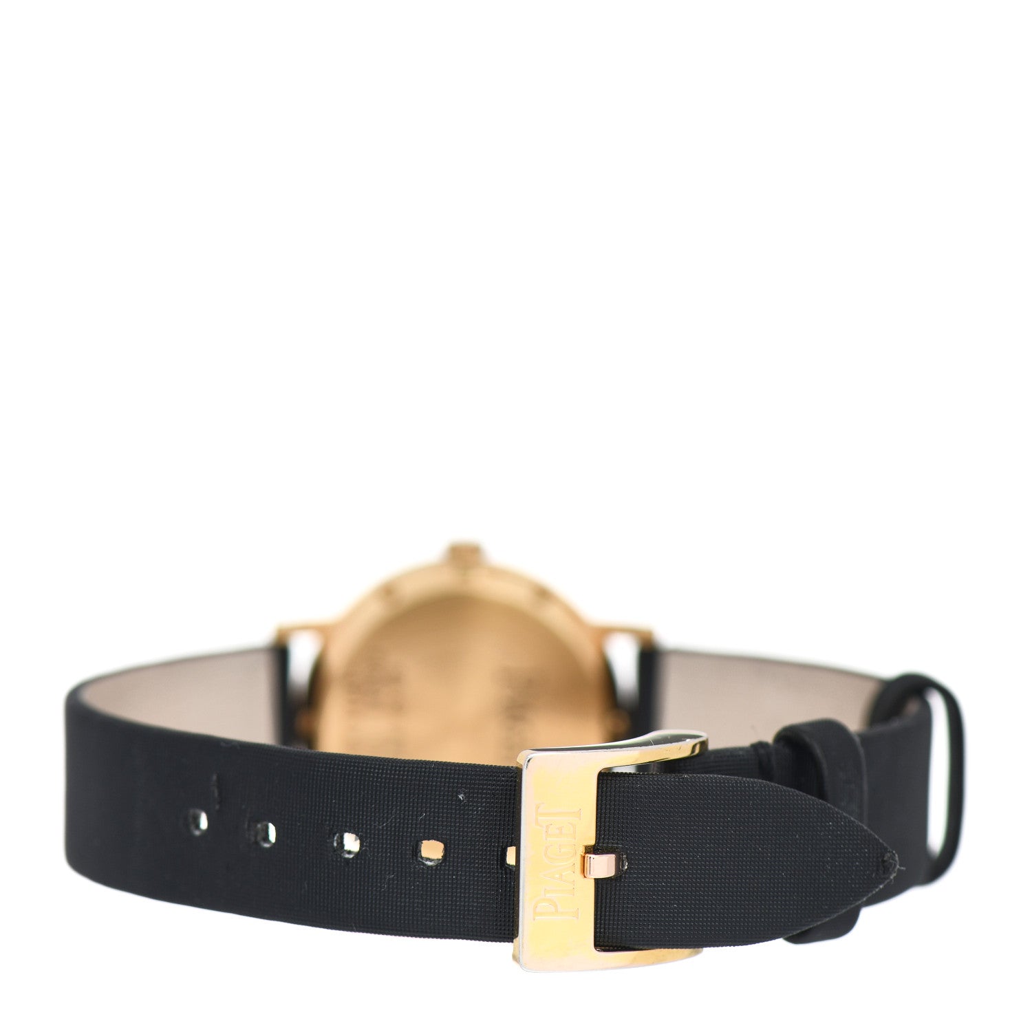 Piaget 18K Yellow Gold Satin Diamond Bezel 24mm Altiplano Quartz Watch 3 of 5