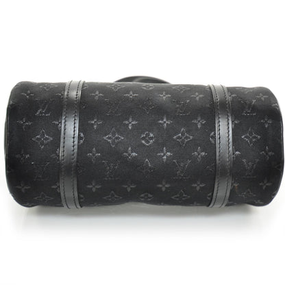 Louis Vuitton Satin Monogram Mini Papillon Black 4 of 9