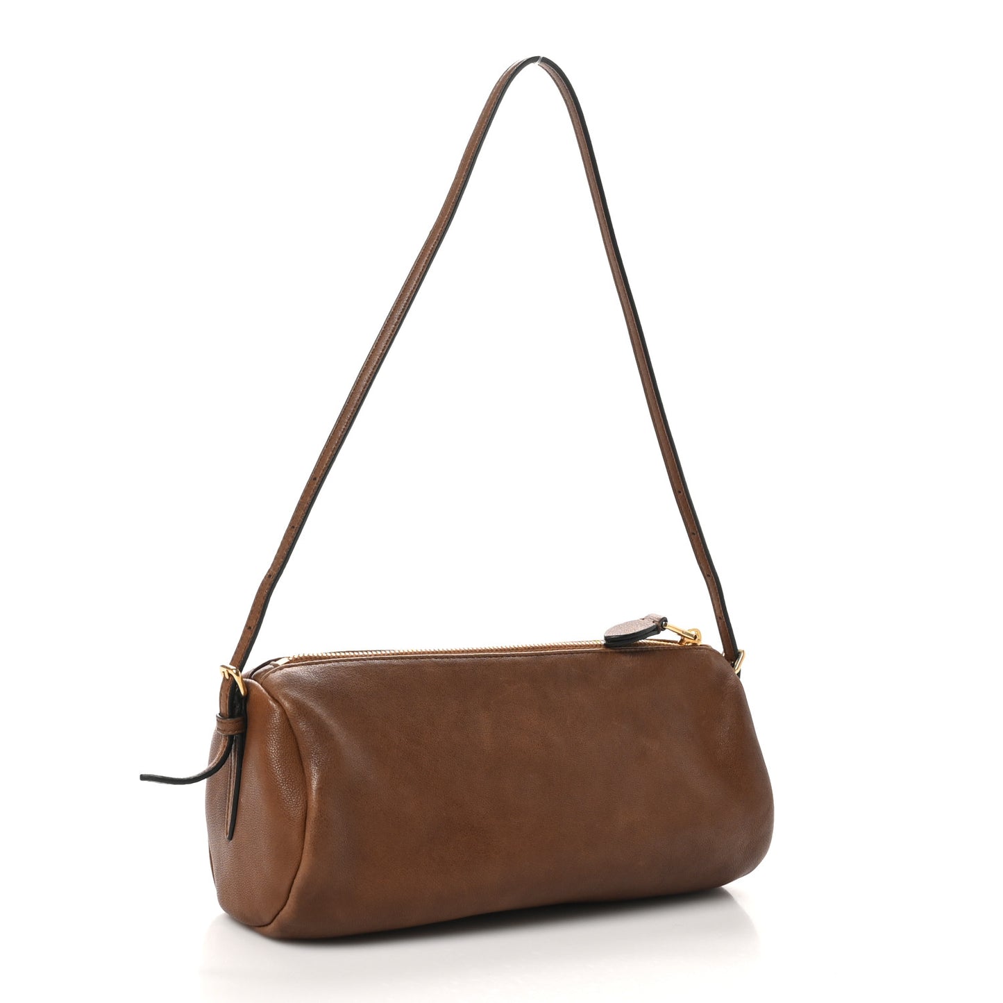 Nappa Aviator Mini Pouch Oak