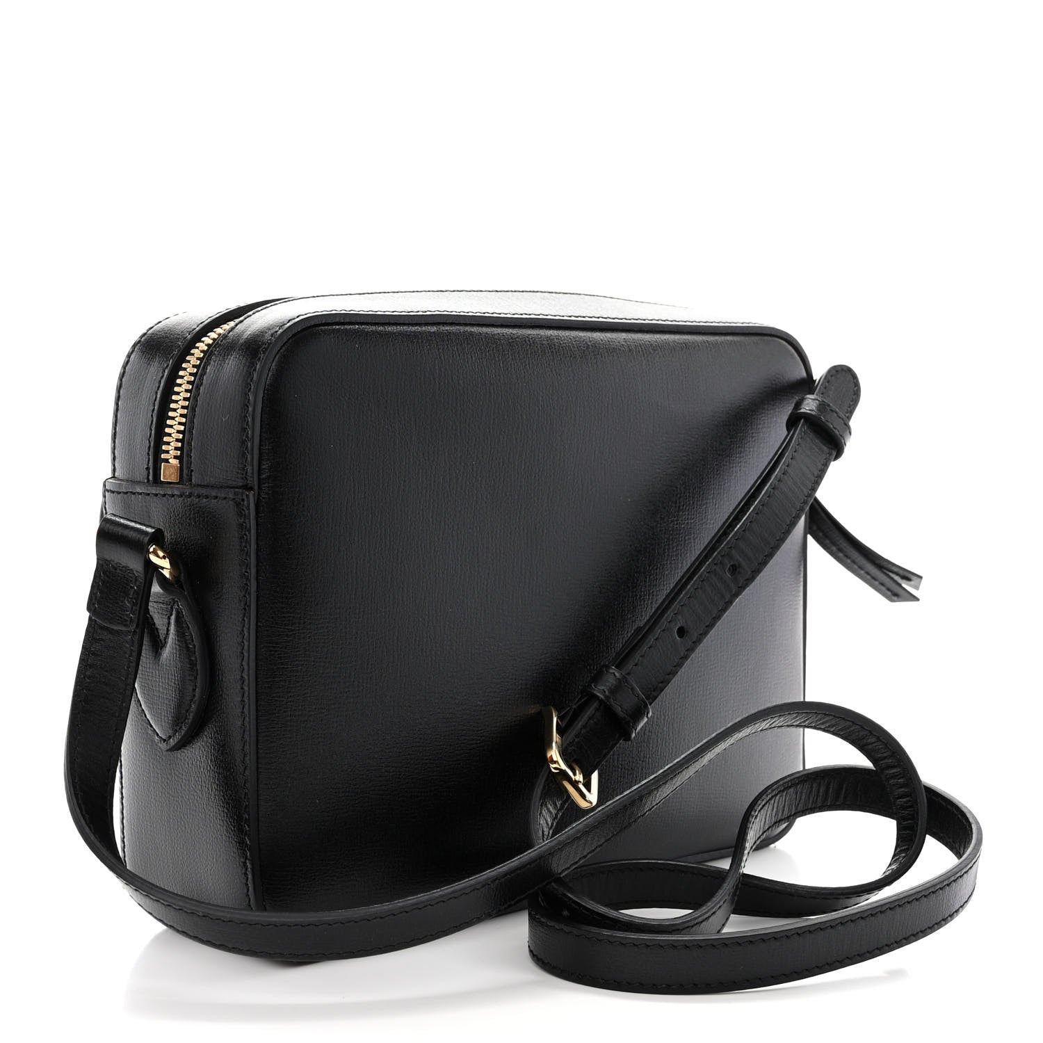 Gucci Azalea Calfskin Small Horsebit 1955 Shoulder Bag Black 3 of 11