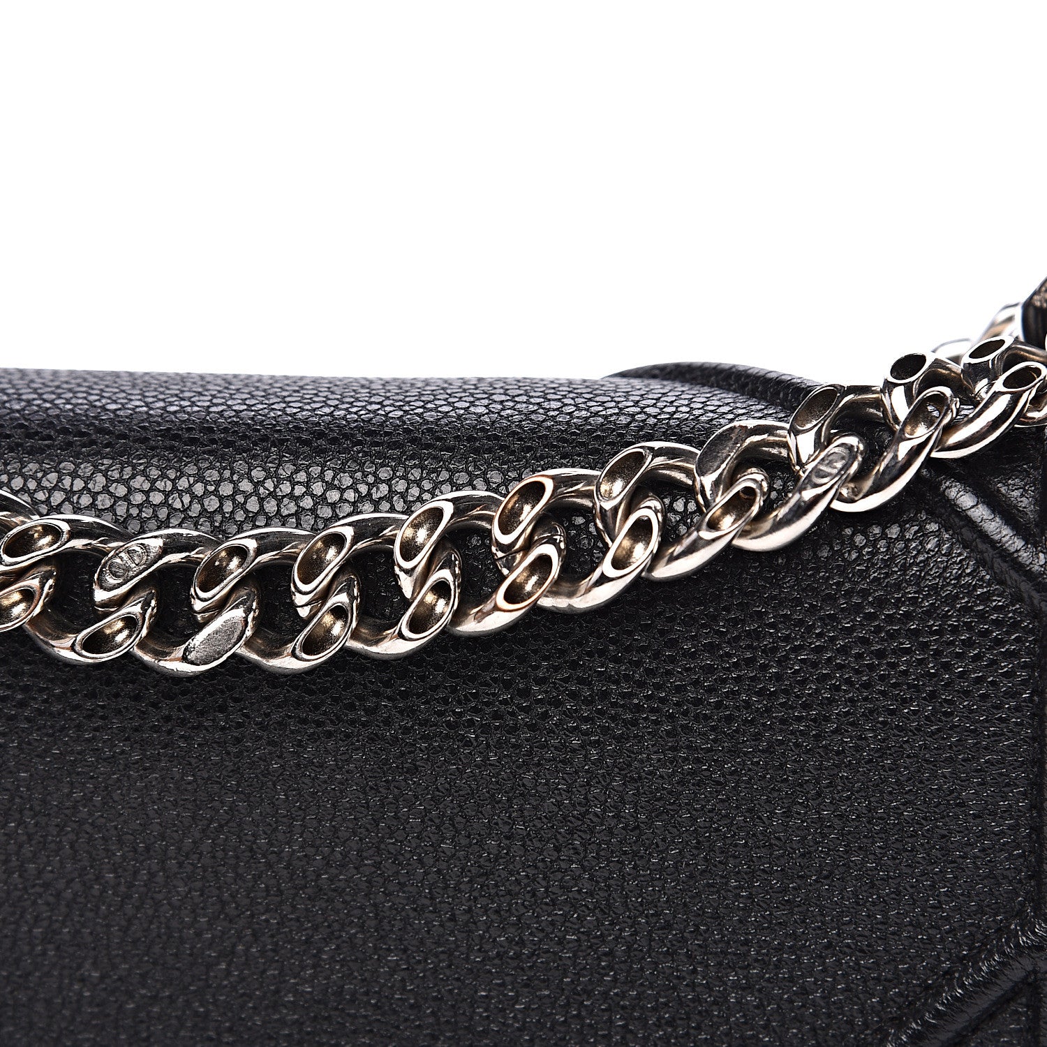 Christian Dior Grained Calfskin Medium Diorama Flap Bag Black 11 of 18