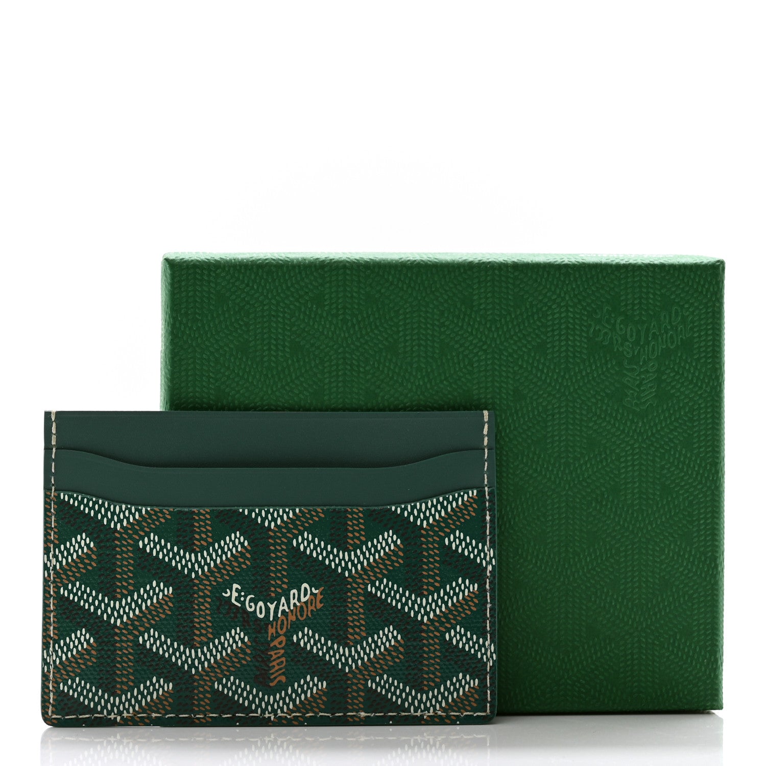 Goyard Goyardine Saint Sulpice Card Holder Green 8 of 8