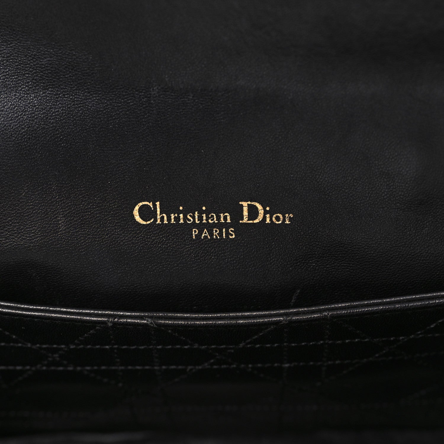 Christian Dior Tweed Miss Dior Pouch Black 6 of 9