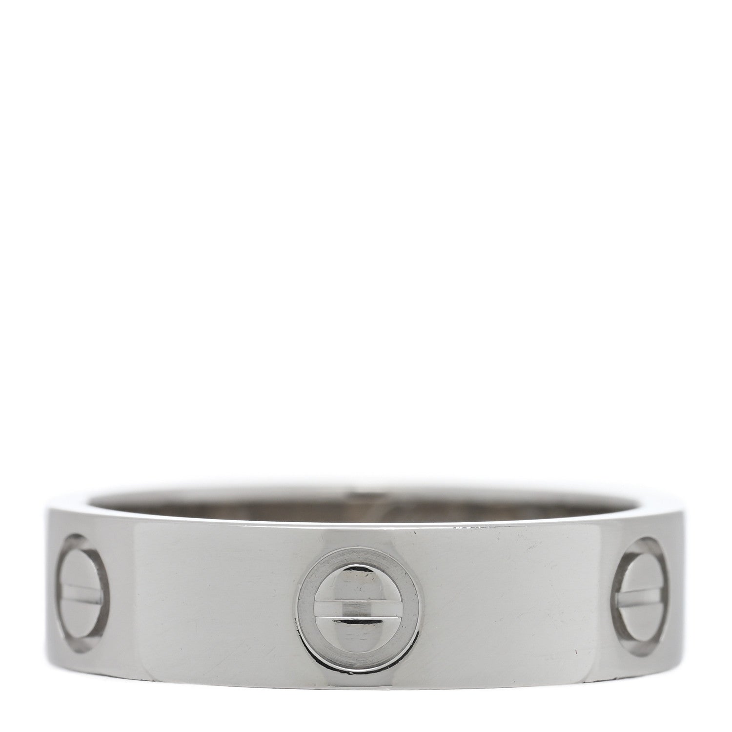 Cartier Platinum 5.5mm LOVE Ring 59 8.75 1 of 5