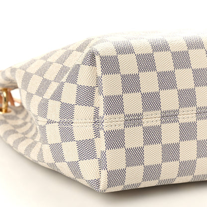 Louis Vuitton Damier Azur Graceful PM Rose Ballerine 8 of 10
