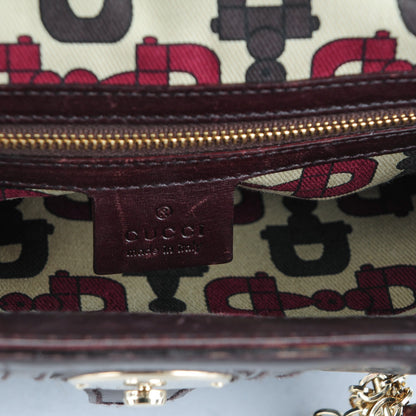 Gucci Guccissima Treasure Boston Dark Brown 5 of 10