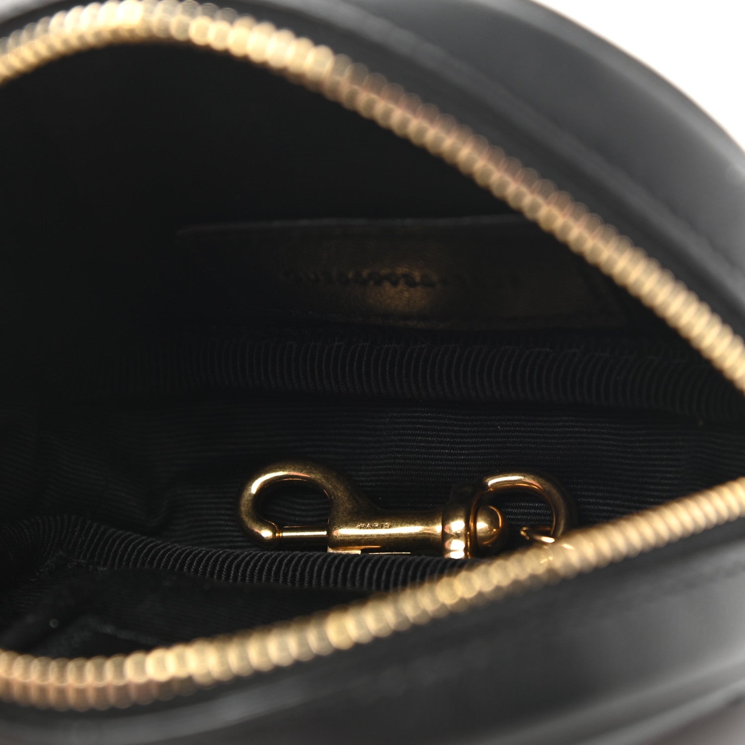 Saint Laurent Lambskin Quilted Lolita Cosmetic Pouch Black 5 of 8