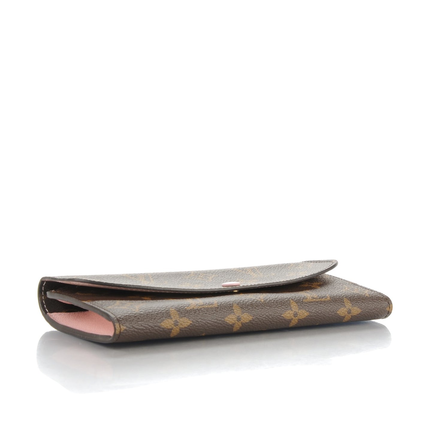 Monogram Emilie Wallet Rose Ballerine