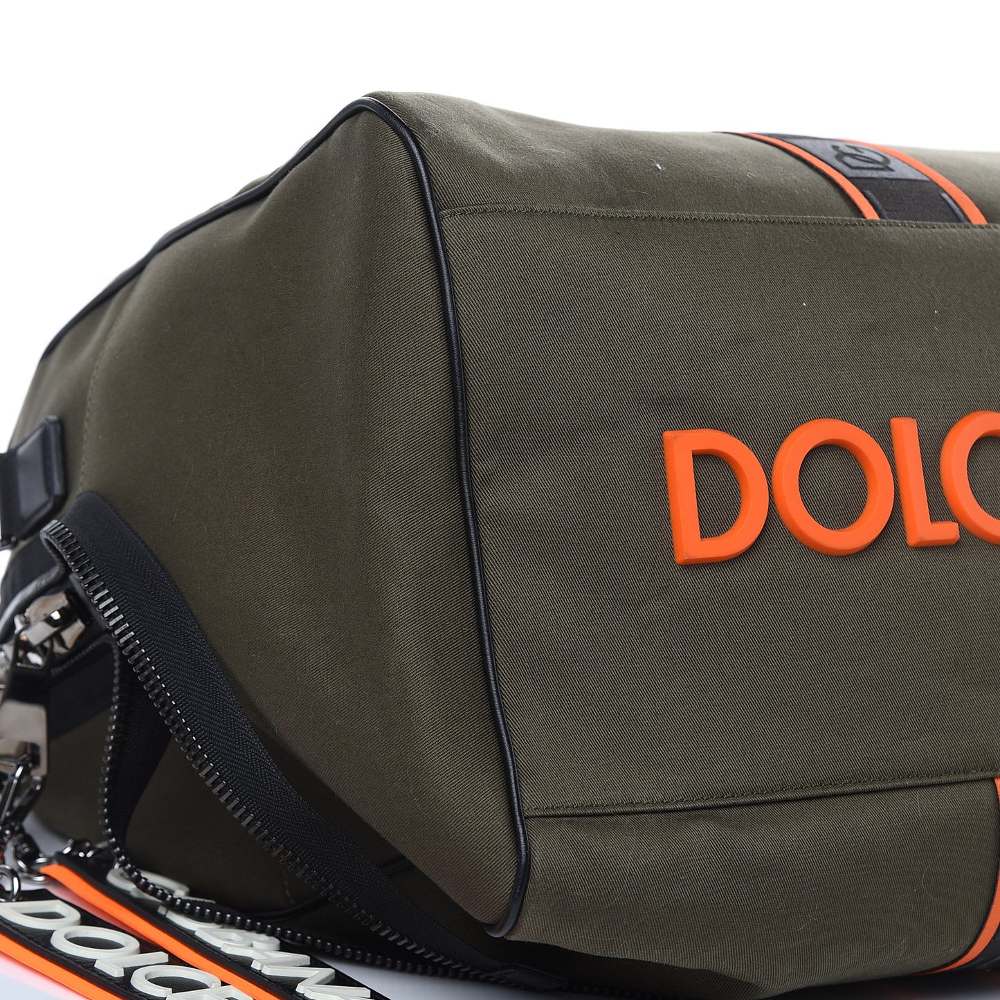 Canvas Logo Duffle Bag Green