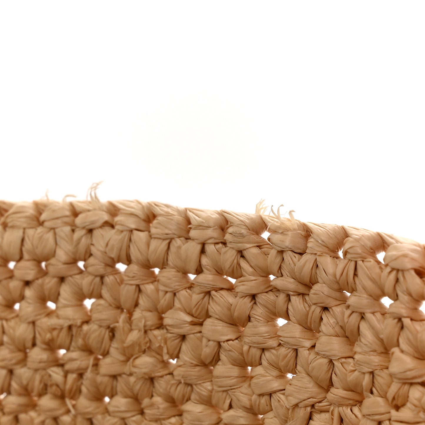 Raffia Calfskin Triomphe Teen Panier Pink