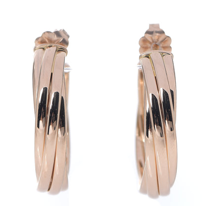 Tiffany 18K Rose Gold Small Paloma's Melody Hoop Earrings 1 of 4