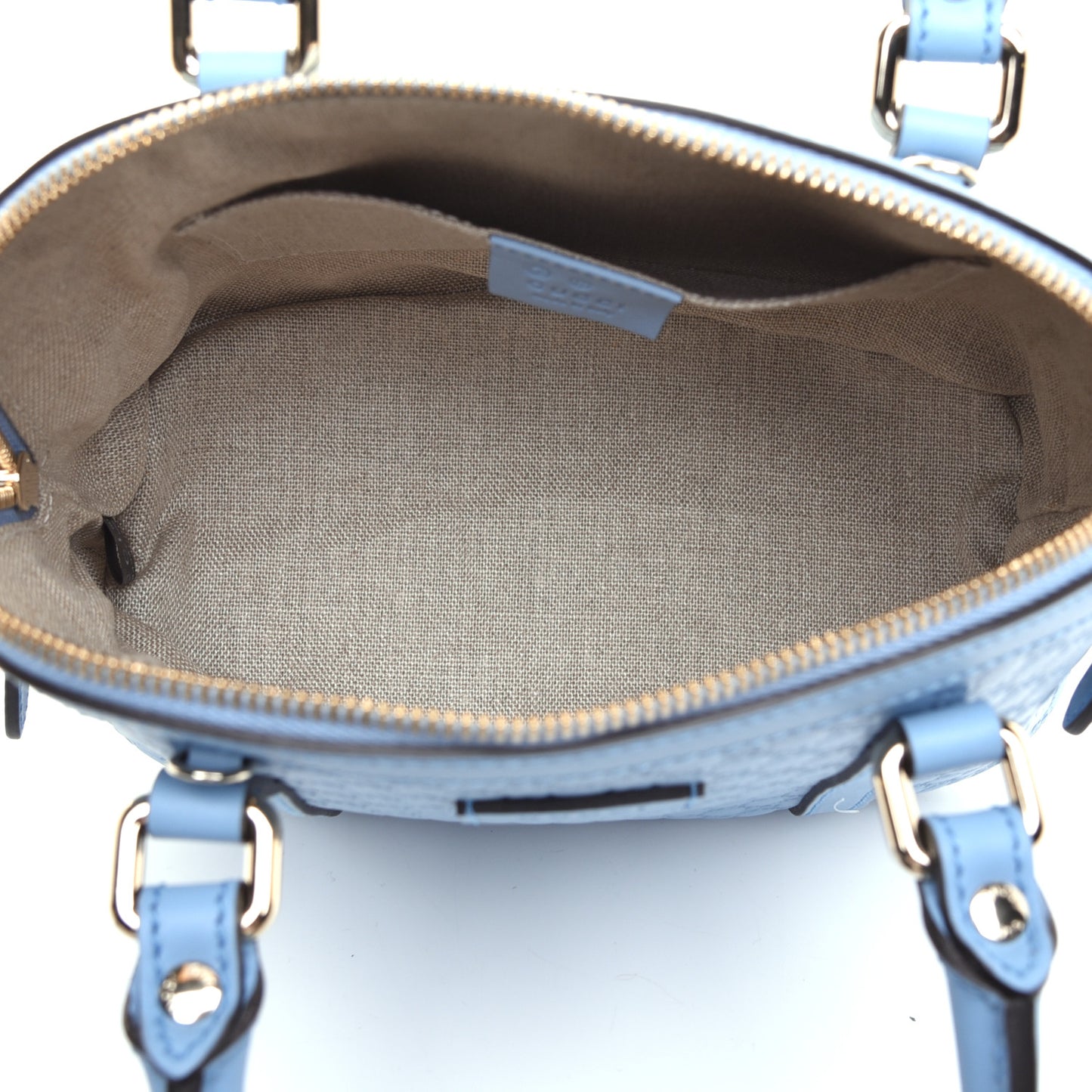 Microguccissima Mini Dome Bag Mineral Blue
