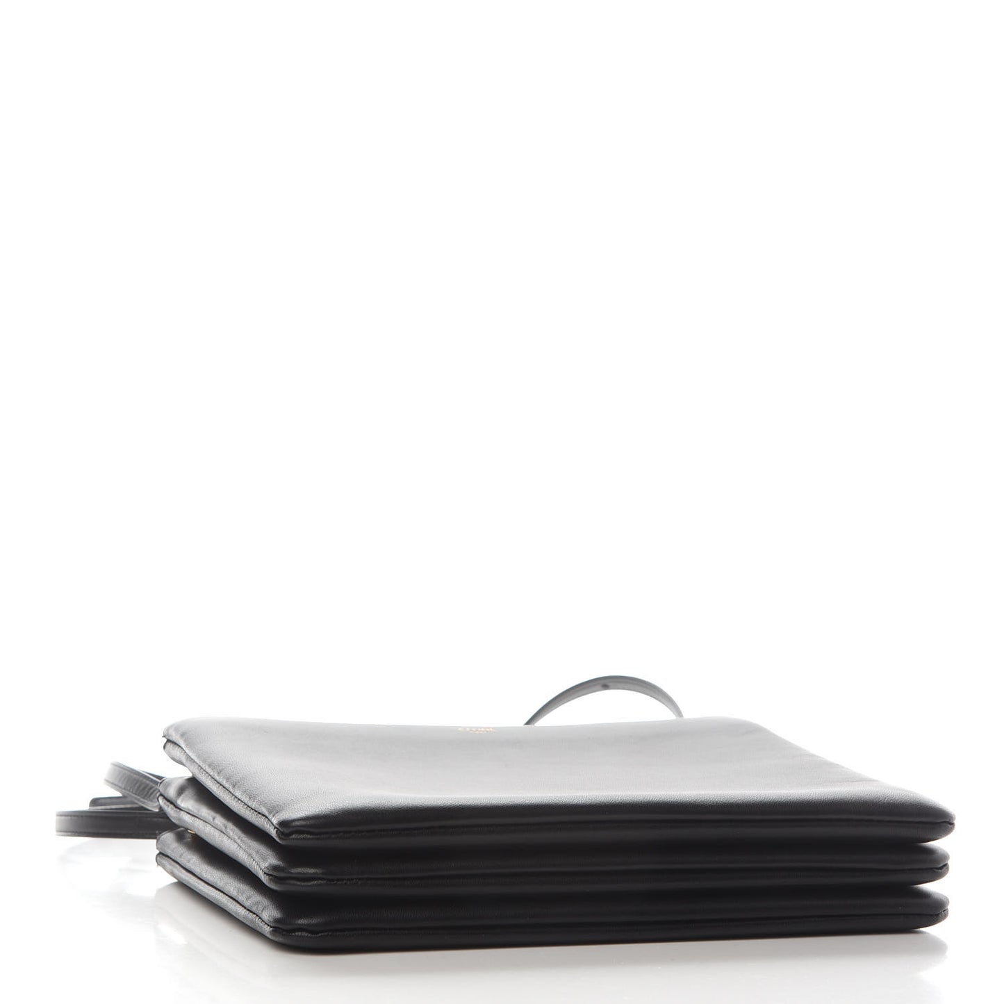 Lambskin Small Trio Crossbody Bag Black