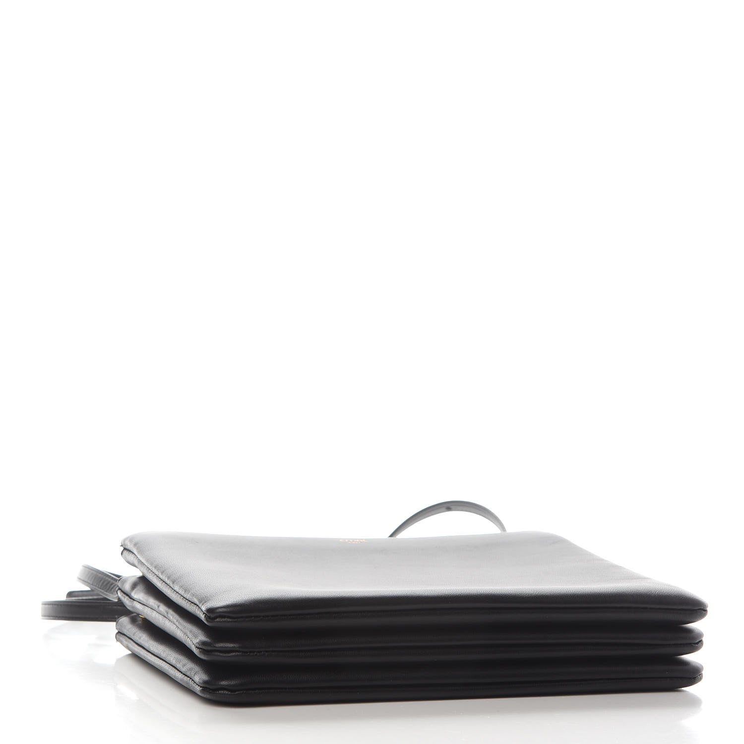 Celine Lambskin Small Trio Crossbody Bag Black 4 of 7