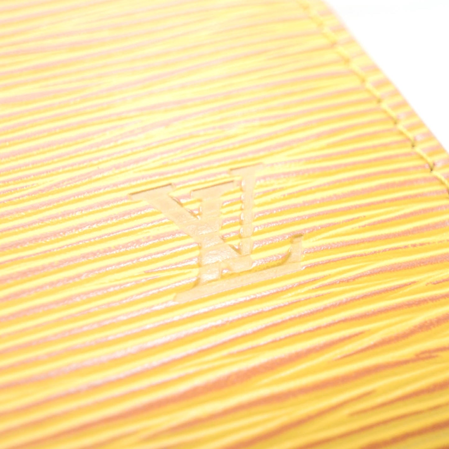 Epi Pochette Accessories 21 Yellow