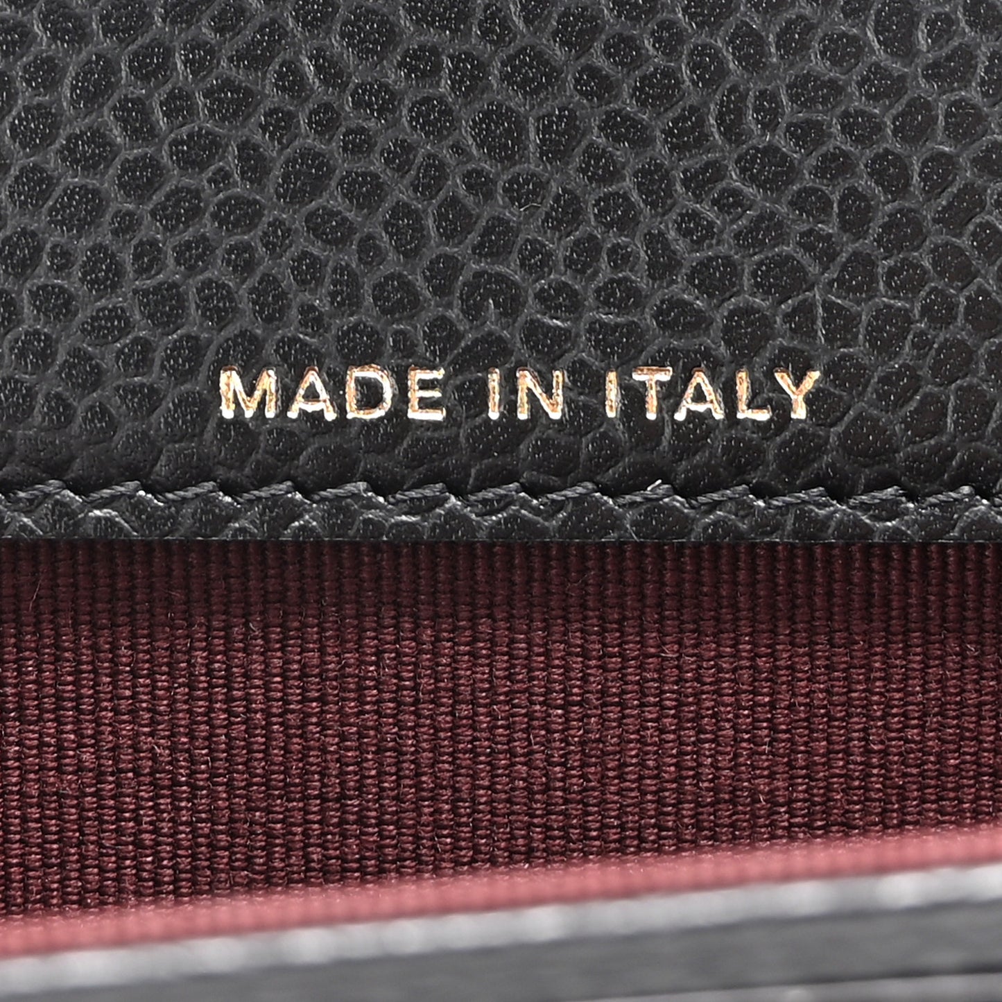 Caviar Quilted Flap Card Holder Wallet Black