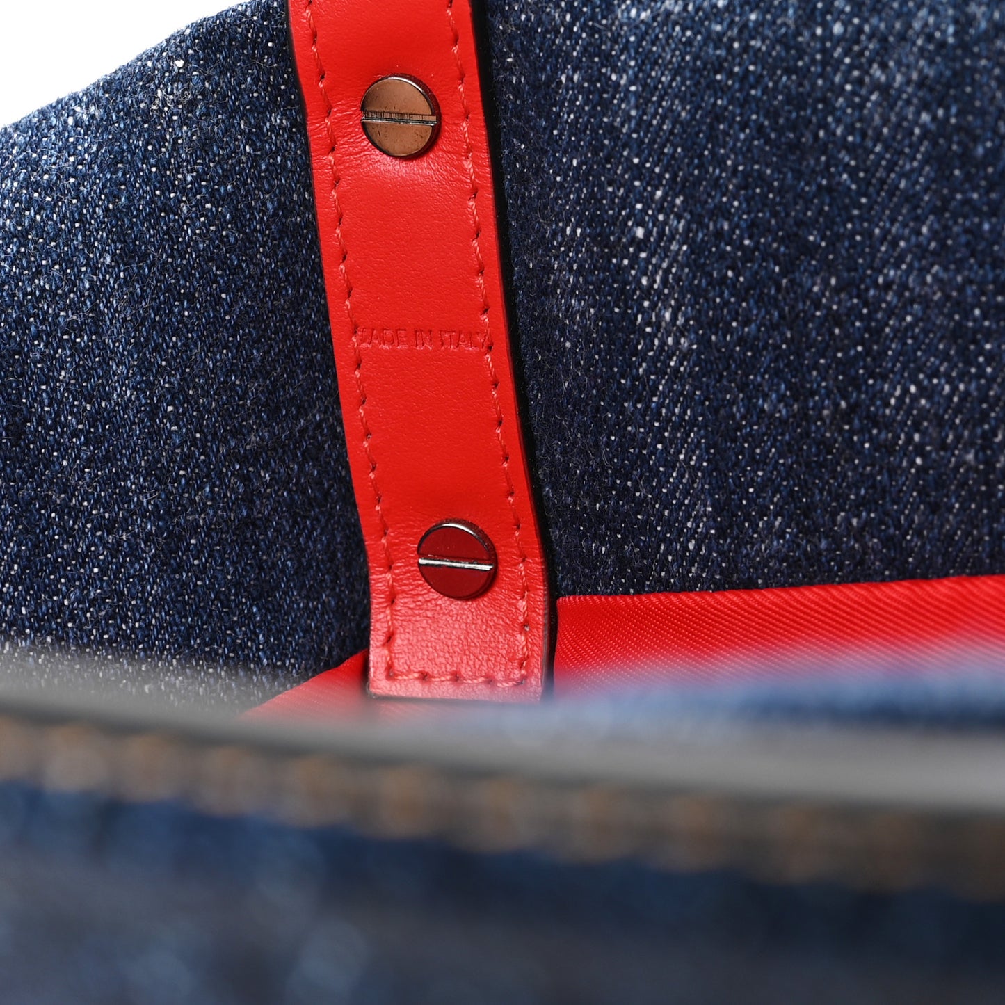 Denim Puffer Loubishore Tote Blue