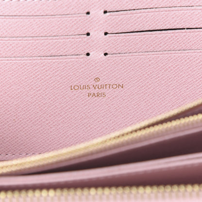 Louis Vuitton Damier Azur Zippy Wallet Rose Ballerine 5 of 6