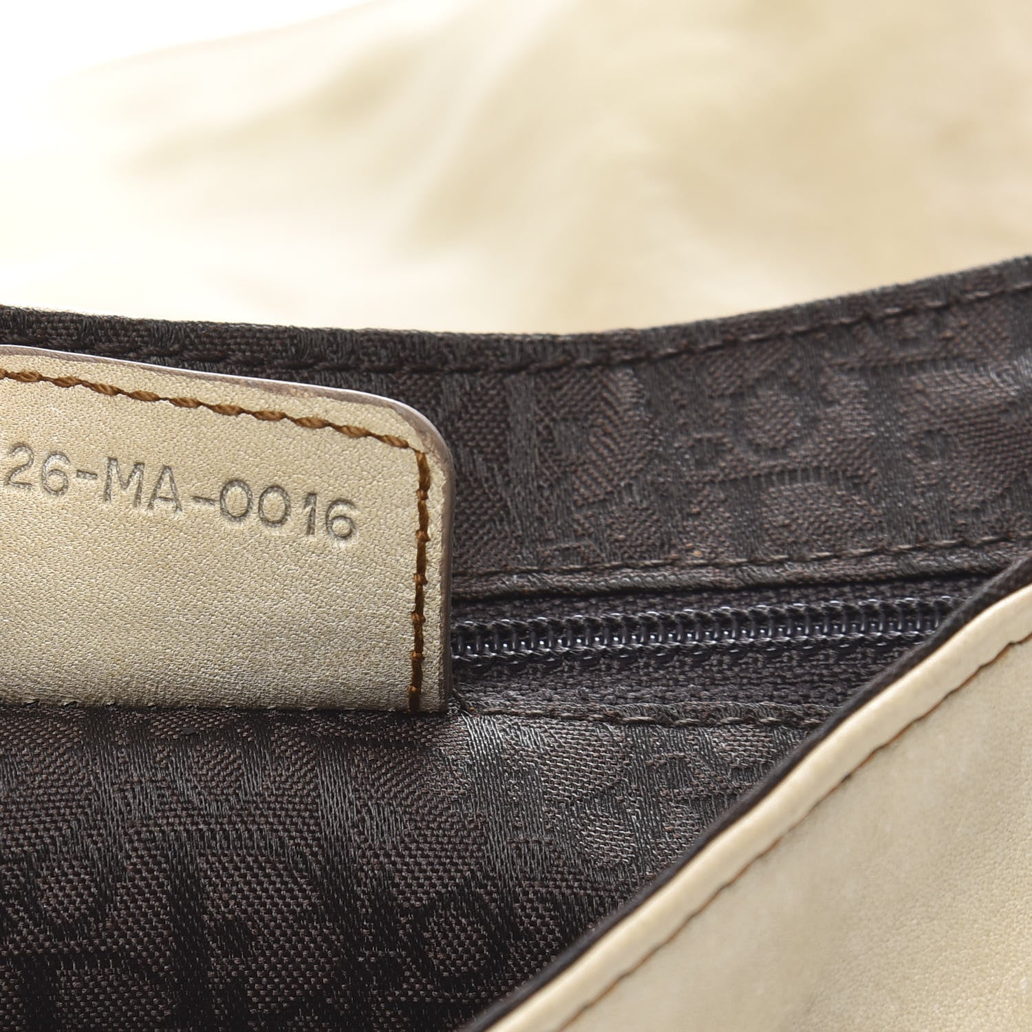 Christian Dior Calfskin Gaucho Double Saddle Bag Ivory 7 of 13